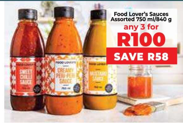 Food Lover’s Sauces Assorted 750 ml/840 g