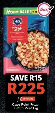Cape Point Frozen Prawn Meat 1kg