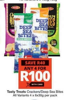 Tasty Treats Crackers/Deep Sea Bites