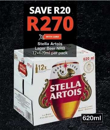 Stella Artois Lager Beer NRB