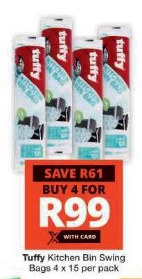 Tuffy Kitchen Bin Swing Bags