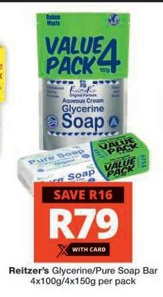 Reitzer's Glycerine/Pure Soap Bar