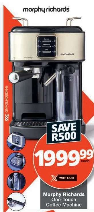 Morphy Richards One-Touch Coffee Machine