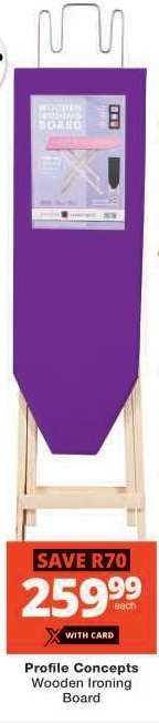 Profile Concepts Wooden Ironing Board