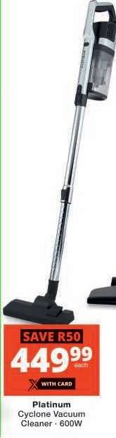 Platinum Cyclone Vacuum Cleaner - 600W