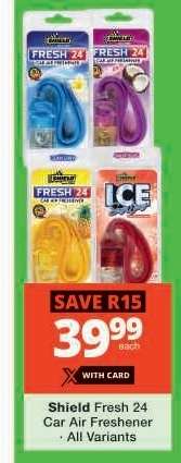 Shield Fresh 24 Car Air Freshener