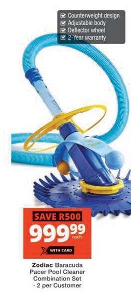 Zodiac Baracuda Pacer Pool Cleaner Combination Set