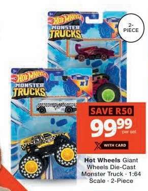 Hot Wheels Giant Wheels Die-Cast Monster Truck