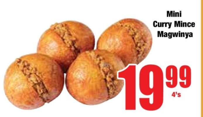 Mini Curry Mince Magwinya