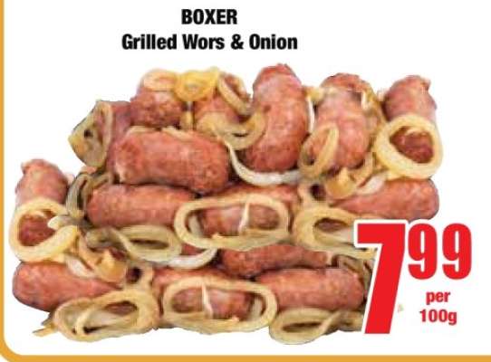 BOXER Grilled Wors & Onion