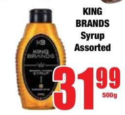 KING BRANDS Syrup Assorted