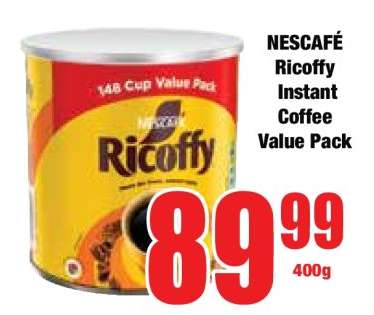NESCAFÉ Ricoffy Instant Coffee Value Pack