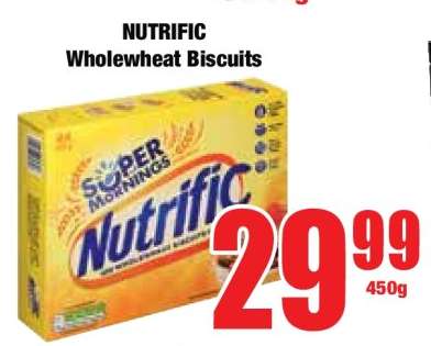 NUTRIFIC Wholewheat Biscuits