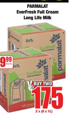 PARMALAT EVERFRESH FULL CREAM LONG LIFE MILK