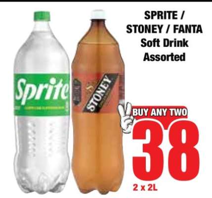 SPRITE / STONEY / FANTA Soft Drink Assorted