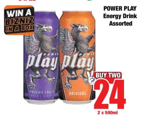 POWER PLAY Energy Drink Assorted