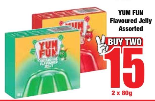 YUM FUN Flavoured Jelly Assorted