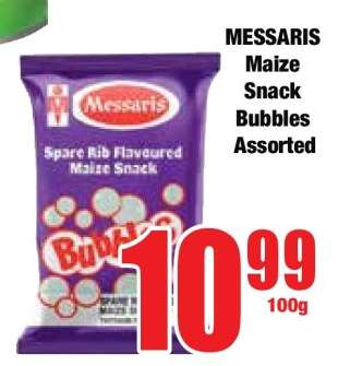 MESSARIS Maize Snack Bubbles Assorted