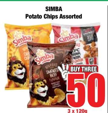 SIMBA Potato Chips Assorted