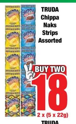 TRUDA Chippa Naks Strips Assorted