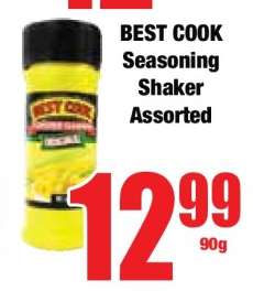 BEST COOK Seasoning Shaker Assorted