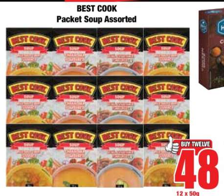 BEST COOK Packet Soup Assorted