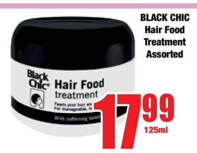 BLACK CHIC Hair Food Treatment Assorted