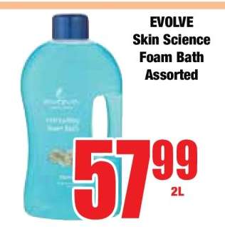 EVOLVE Skin Science Foam Bath Assorted