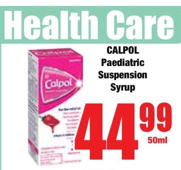 CALPOL Paediatric Suspension Syrup