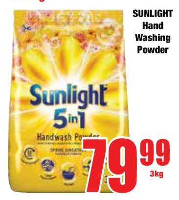 Sunlight Hand Washing Powder