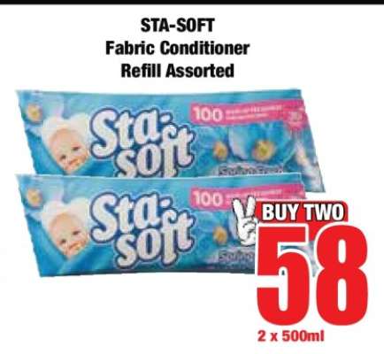 STA-SOFT Fabric Conditioner Refill Assorted