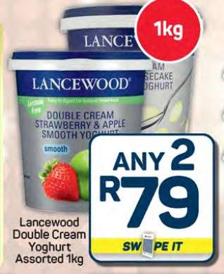 Lancewood Double Cream Yoghurt