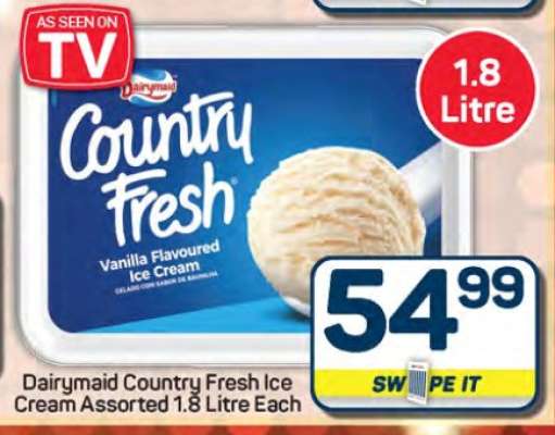Dairymaid Country Fresh Ice Cream