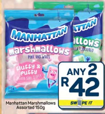 Manhattan Marshmallows Assorted 150g