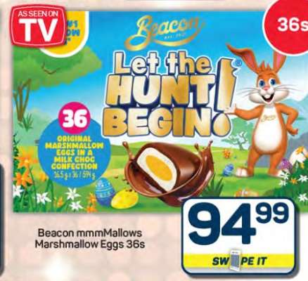 Beacon mmmMallows Marshmallow Eggs 36s