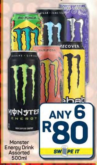 Monster Energy Drink Assorted 500ml