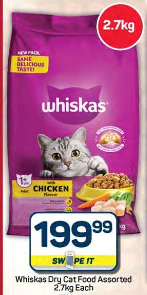 Whiskas Dry Cat Food Assorted