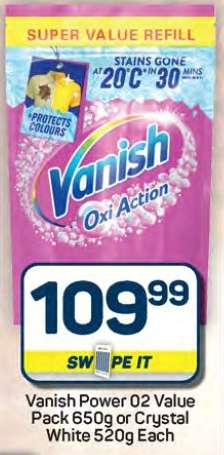Vanish Power O2 Value Pack