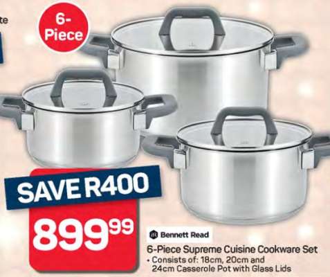 6-Piece Supreme Cuisine Cookware Set