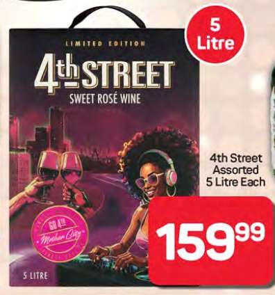 4th Street Sweet Rosé Wine