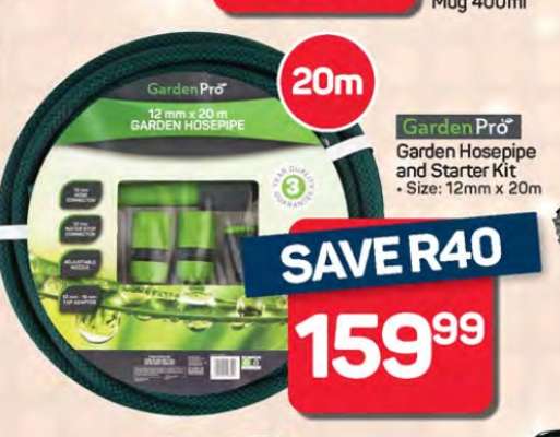GardenPro Garden Hosepipe and Starter Kit