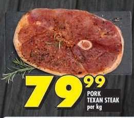 PORK TEXAN STEAK