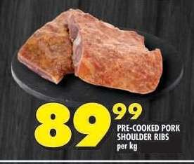 PRE-COOKED PORK SHOULDER RIBS