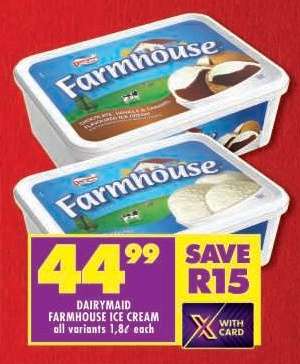 DAIRYMAID FARMHOUSE ICE CREAM