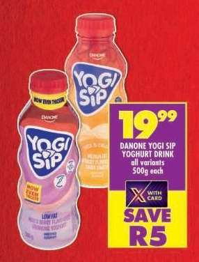 Danone Yogi Sip Yoghurt Drink
