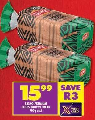 Sasko Premium Slices Brown Bread