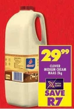 CLOVER MEDIUM CREAM MAAS 2kg