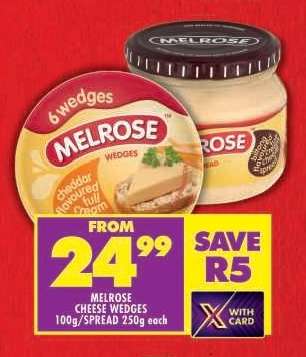 Melrose Cheese Wedges