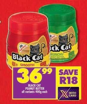 BLACK CAT PEANUT BUTTER