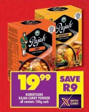 ROBERTSONS RAJAH CURRY POWDER